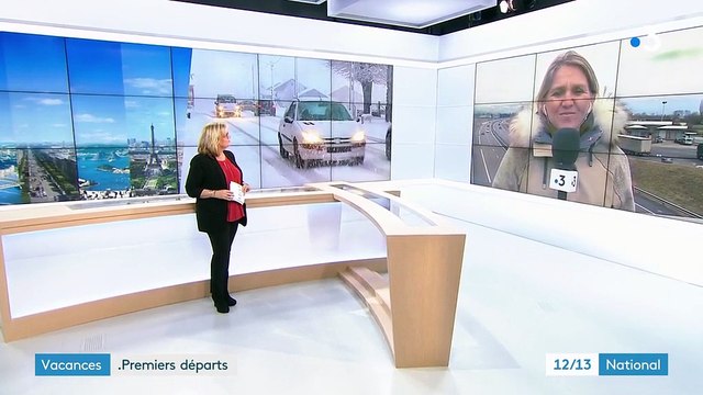 Vacances : premiers départs vers la neige