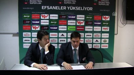 Basketbol - Banvit-Demir İnşaaat Büyükçekmece maçının ardından - BALIKESİR