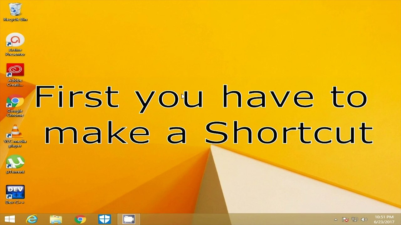 Making Shutdown Virus Using A Shortcut