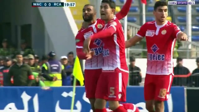 هدف الوداد المغربي الاول في مرمى الرجاء المغربي ـ الديربي