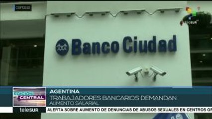 Argentina: paro total de trabajadores bancarios por aumento salarial