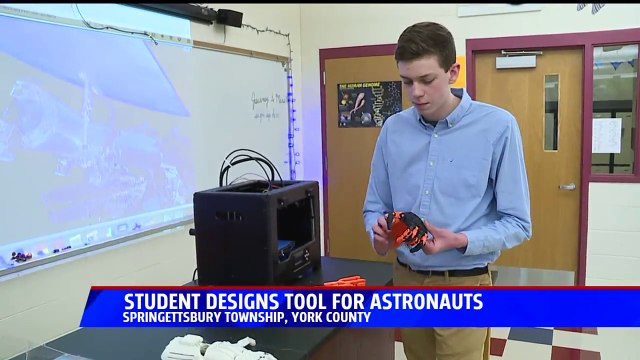 Pennsylvania Teen Chosen to Create Multi-Functional Tool for Astronauts at International Space Station