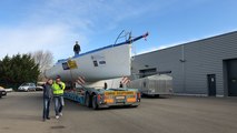 Vendée Globe : L’arrivée du nouveau bateau d’Arnaud Boissières