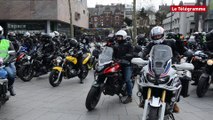 Rennes. Plus de 200 motos rassemblées contre les 80 km/h.