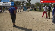 International de pétanque à Saly, Sénégal : 32ème N'diaye vs Mali