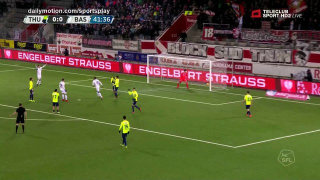 Dimitri Oberlin Goal HD - Thun 0 - 1 Basel - 10.02.2018 (Full Replay)