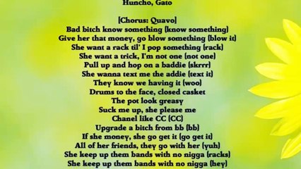 Migos Ft Gucci Mane -  CC (Lyrics)