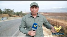 المظاهر العسكرية الصهيونية تغيب وتتوقف اعمال الجرف وبناء الجدار الاسمنتي على حدود فلسطين المحتلة
