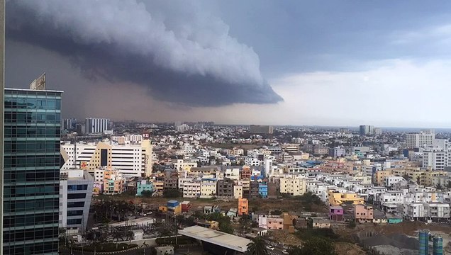 Cloud Movement closely captured in Rainy day