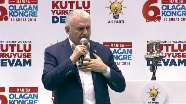 Manisa-Başbakan Binali Yıldırım AK Parti İl Kongresi'nde Konuştu
