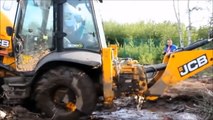 Heavy Equipment Stuck in the Mud Bulldozers Excavators Trucks