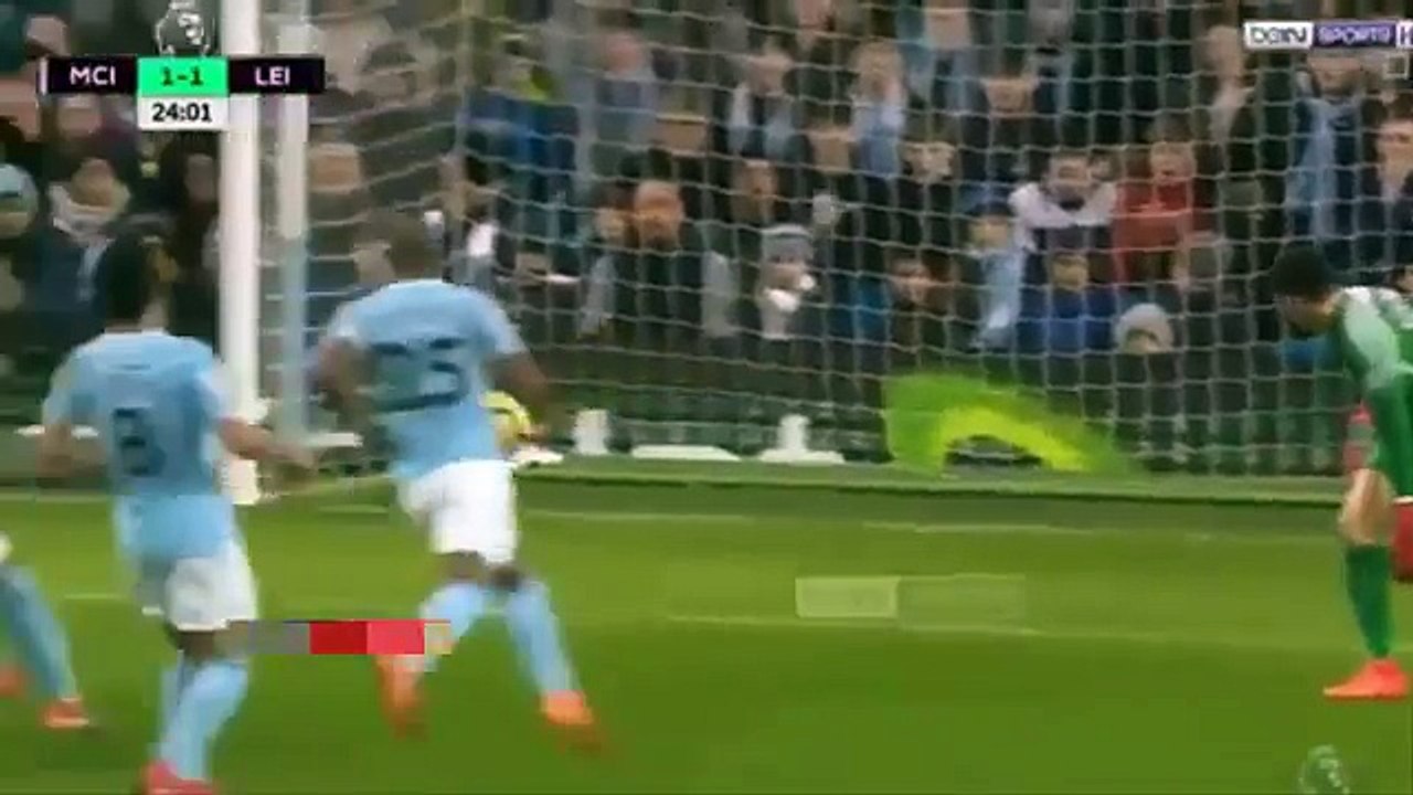 اهداف مانشـ ستر سـ يتي و ليـ ستر سـ يتي 5-1 - جنون حفيظ الدراجي و سوبر هاتريك ااغويرو - YouTube