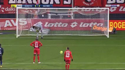 Tavares J. (Penalty) Goal HD - Dijon 2-2 Nice 10.02.2018