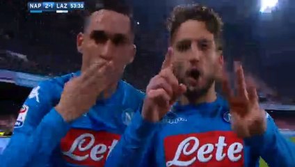 Wallace (Own goal) Goal HD - Napoli 2-1 Lazio 10.02.2018