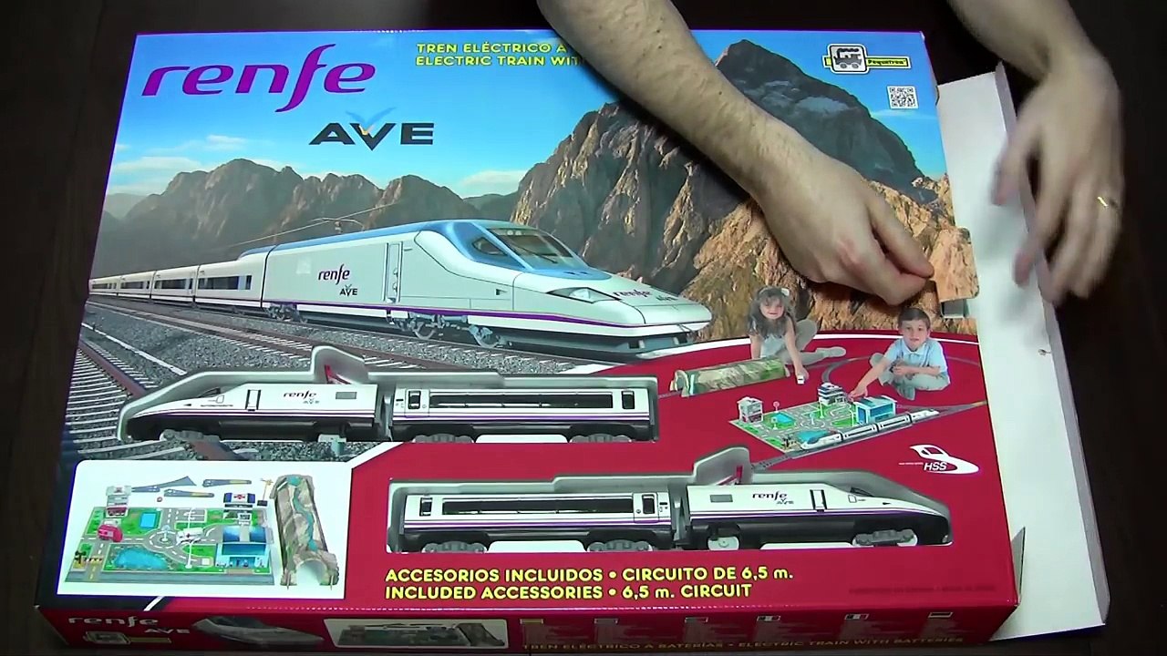Juegos de trenes eléctricos para niños: Renfe Ave de Pequetren