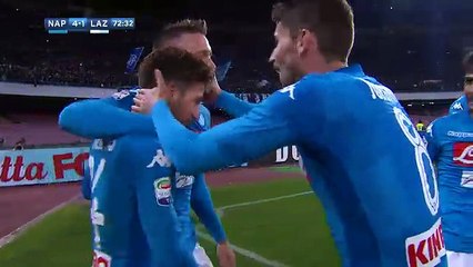 Dries Mertens Goal HD - Napoli	4-1	Lazio 10.02.2018