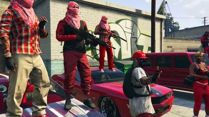 GTA 5 ONLINE -  KSG VS BLOODS WHO WILL WIN?