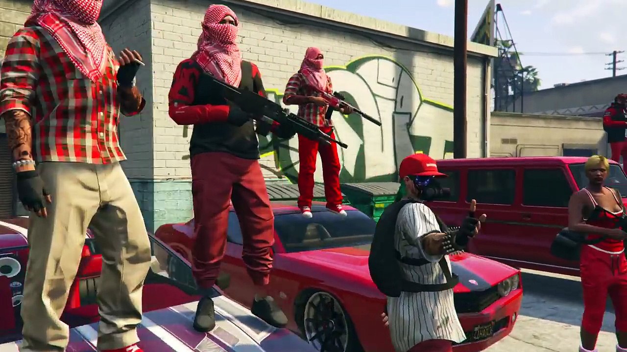 GTA 5 ONLINE -  KSG VS BLOODS WHO WILL WIN?