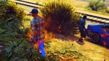 Grand Theft Auto V - GANG WAR PART 4 BLOODS VS CRIPS THE CHASE [HD]