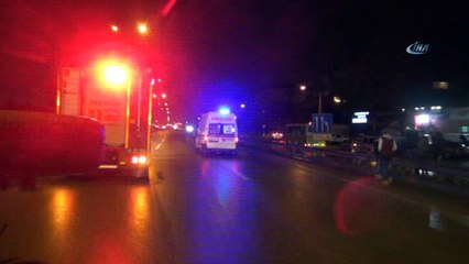 Hafif ticari araç takla attı: 1 yaralı