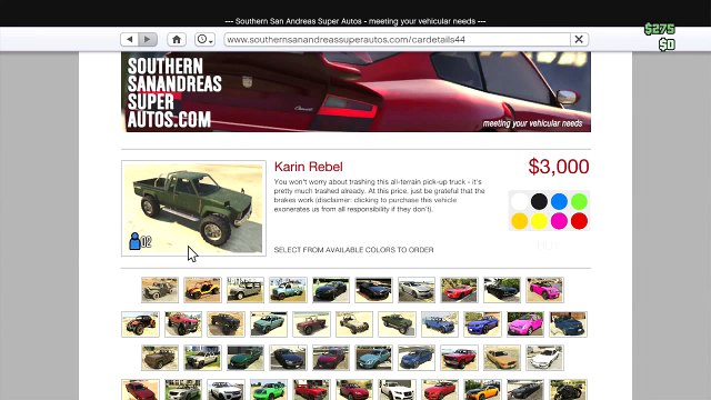 GTA 5 Online - Clean Karin Rebel Secret Spawn Location & Guide! GTA V Rare Cars GTA 5 Secrets