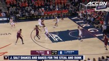 Virginia's Jack Salt Hustles For The Steal & Dunk vs. VT