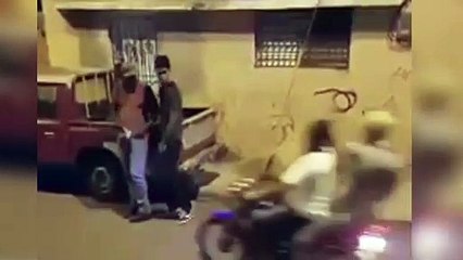 Ladrones van a robar y terminan siendo robados