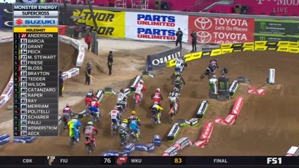 2018 Supercross Round 6 San Diego 450 West Heat 1 HD