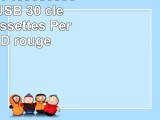 818TEch No7400080336 HiSpeed USB 30 clé 16Go Chaussettes Père Noël 3D rouge