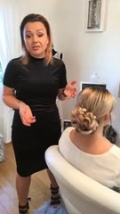 How to braided updo tutorial step by tep