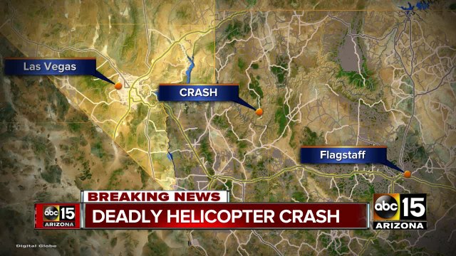 Helicopter crash near Grand Canyon leaves three dead and four injured