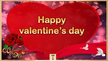 Happy Valentine Day wishes animated ecard greetings whatsapp video with quotes and messages