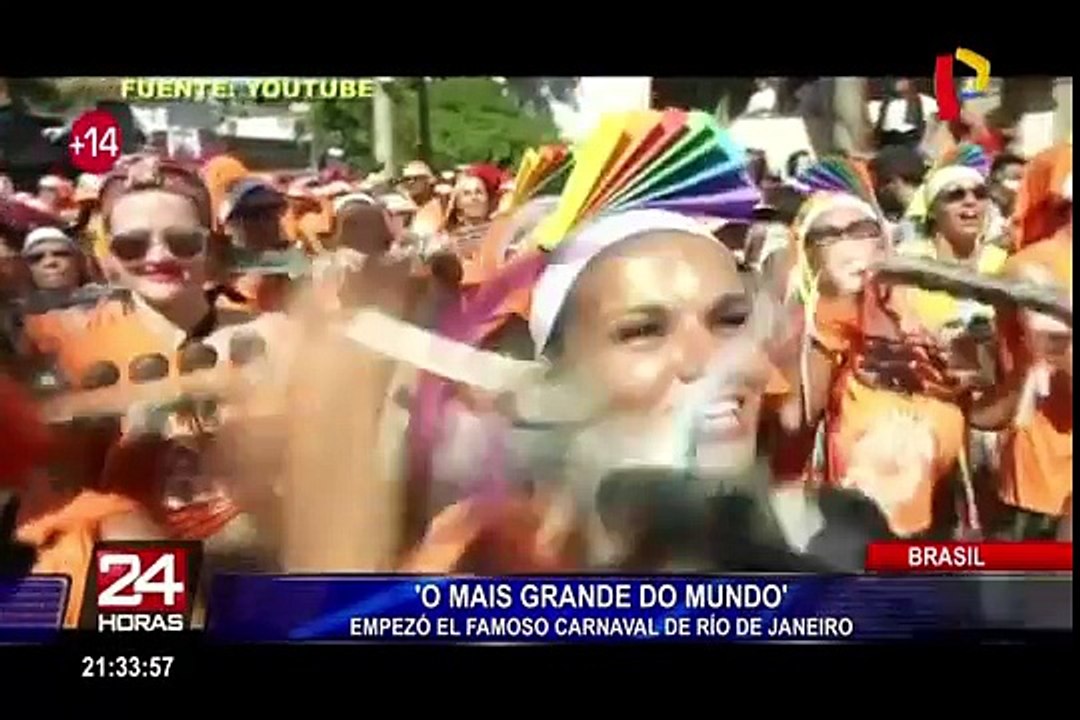 Brasil: empezó el famoso carnaval de Río de Janeiro