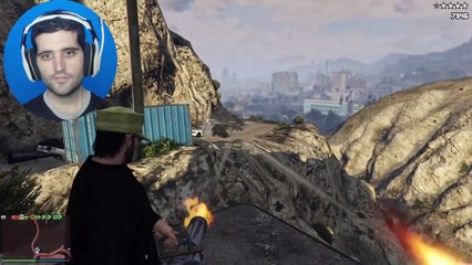 GTA V  - Bug incrível na REPRESA, O NPC ENTROU NO BUG TAMBÉM