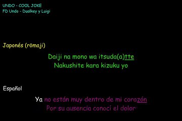 Undo Cool Joke karaoke FD Latino