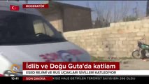 Esed rejimi ve Rusya sivilllere bomba yağdırmaya devam ediyor