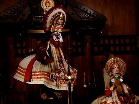 Kathakali Performance - Such elaborate costumes