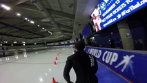 Dans la peau d'un patineur de vitesse, sensations garanties !