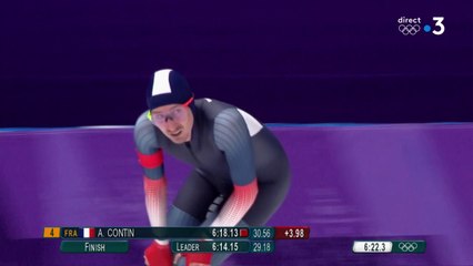 JO 2018 - Contin, la désillusion sur le 5000 mètres de patinage de vitesse à PyeongChang