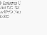 TopElek Lecteur Graveur DVD CD Externe USB 30 Lecteur CD Externe Graveur DVD Haute