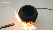 Tech vlogger blasts brand new Apple HomePod with blow torch