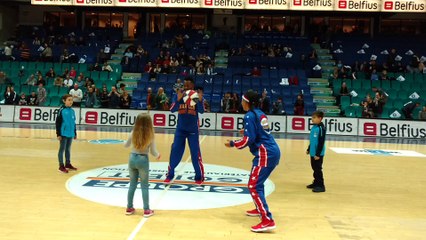 Les Harlem Globetrotters en promotion de leur spectacle à Mons-Hainaut 3