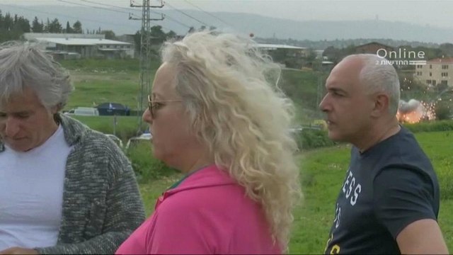 Controlled explosion after Syrian anti-aircraft missile downs Israeli fighter jet