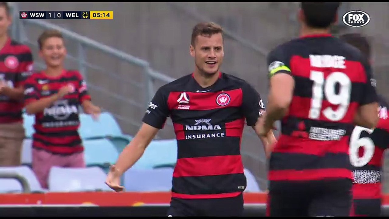 Western Sydney Wanderers 1 - 0 Wellington Phoenix Oriol Riera  goal 11.02.2018 AUSTRALIA: A-League