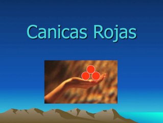 CANICAS ROJAS - REFLEXIÓN