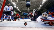 Korea's unified ice hockey team debuts at Olympics