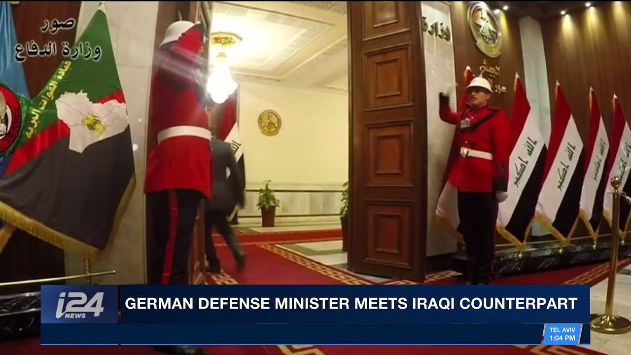 i24NEWS DESK | German Defense Minister meets Iraqi counterpart | Sunday, February 11th 2018
