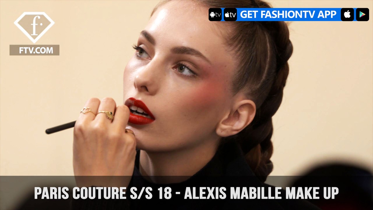 Paris Couture S/S 18 - Alexis Mabille Make up | FashionTV | FTV