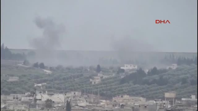 Kilis - Azez - Afrin Sınırı Bölgesindeki Ypg Hedefleri Vuruluyor