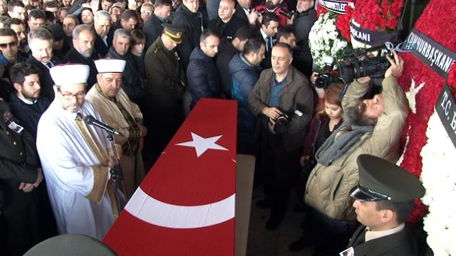 Afrin şehidi pilot yüzbaşı, son yolculuğuna uğurlandı